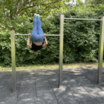 outdoor fitness equipment playfit 2-Bay Pull-Up Bar K05000 – pull-up bar with two heights