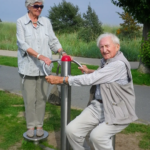 vista dettagliata del playfit Allenatore dorsale K05011 in acciaio inossidabile